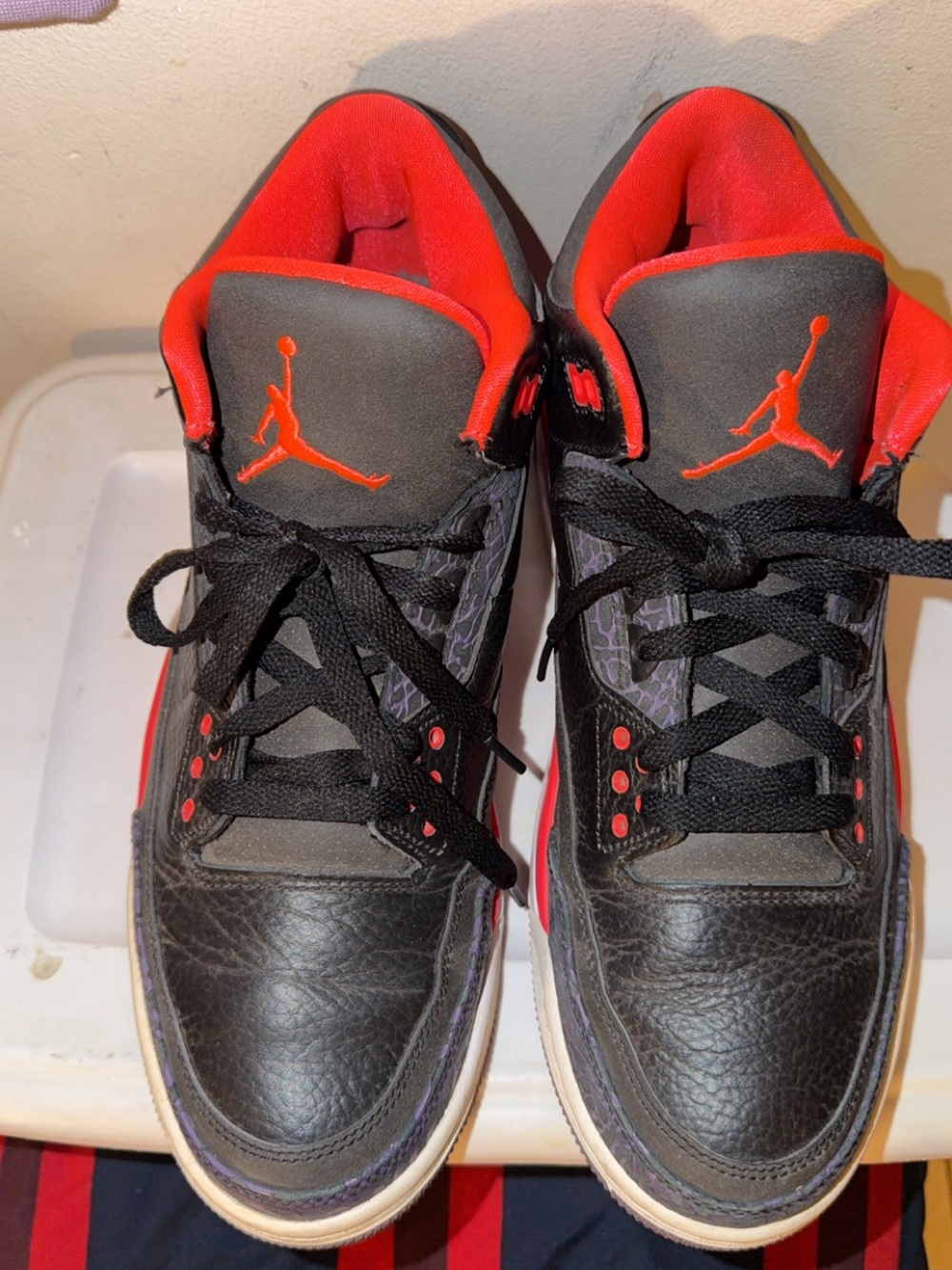Size 11.5 - Air Jordan 3 Retro Crimson